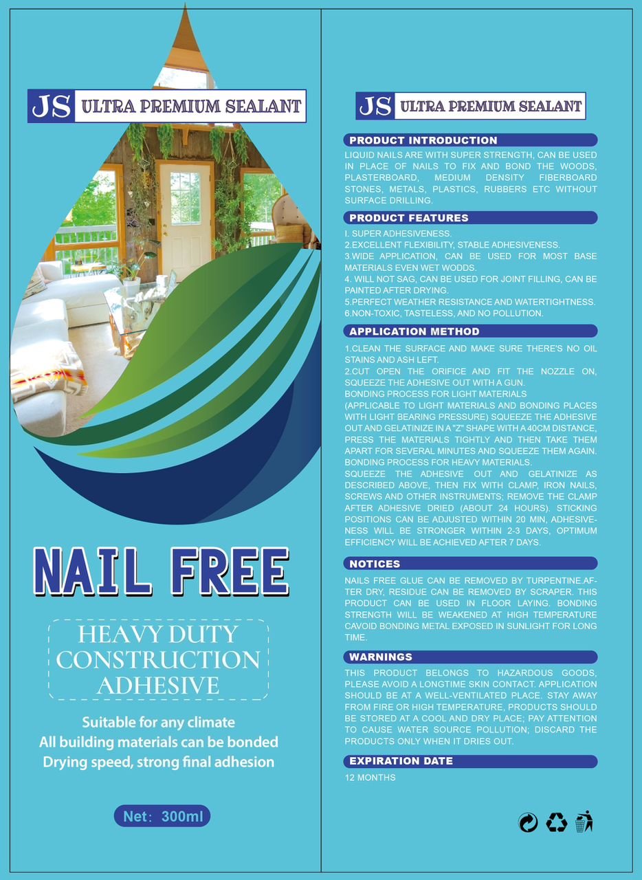 JS Ultra Premium Sealant – Nail Free